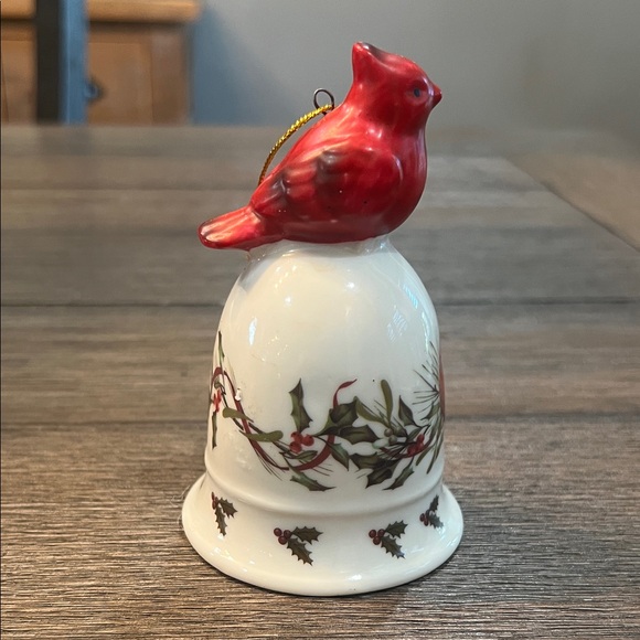 Festive Red Cardinal Holiday Ornament/Bell - Picture 6 of 16